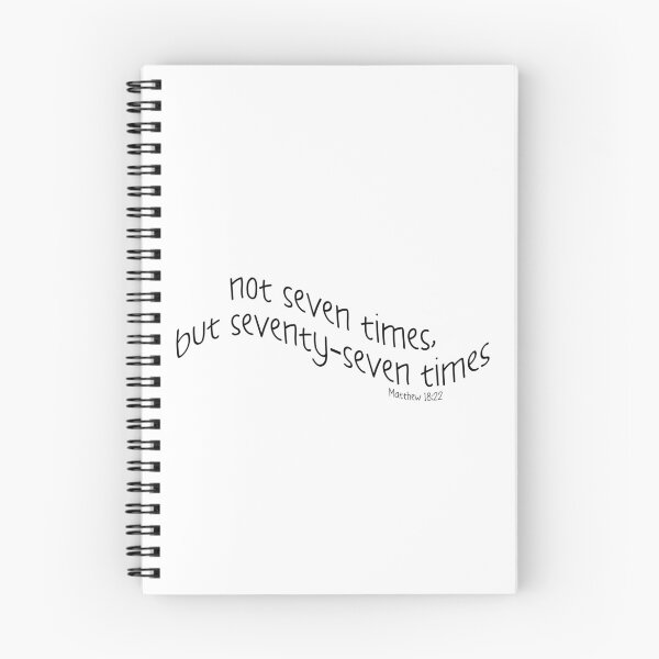 Item preview, Matthew 18:22 not seven times but 77 times designed and sold by AmeliasArtistry.