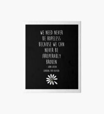 We need never be hopeless Art Board