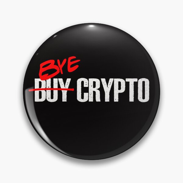 Item preview, Crypto Crash Gifts Bitcoin Shirts Funny Cryptocurrency Joke Art Bye Crypto designed and sold by missdeplorable.