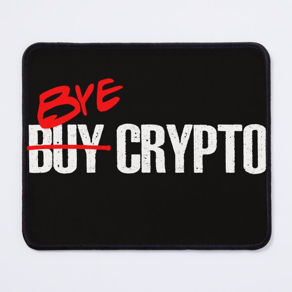 Item preview, Crypto Crash Gifts Bitcoin Shirts Funny Cryptocurrency Joke Art Bye Crypto designed and sold by missdeplorable.