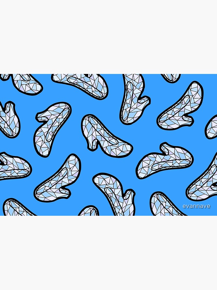 Glass Slipper Pattern in Blue by evannave