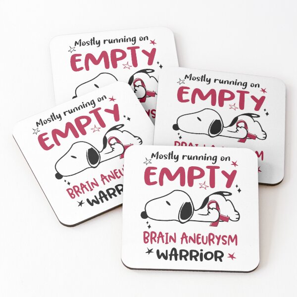 Item preview, Mostly Running on Empty Brain Aneurysm Warrior designed and sold by Wlsnpeggy.