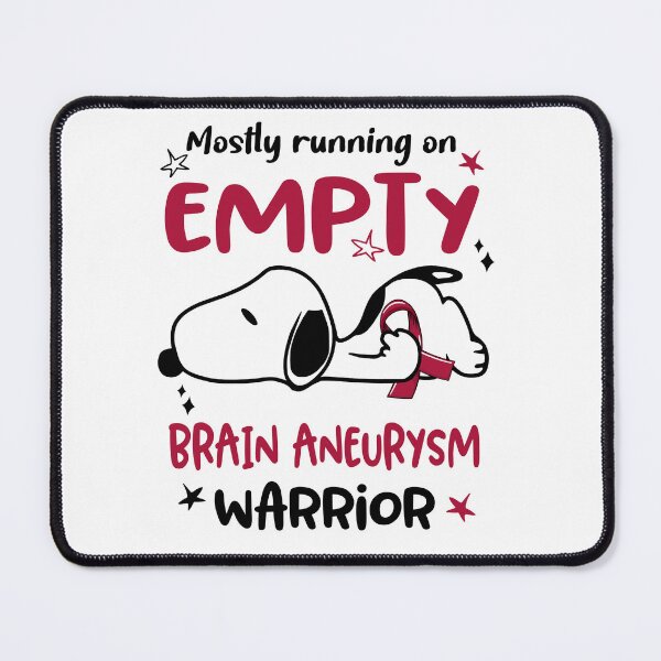 Item preview, Mostly Running on Empty Brain Aneurysm Warrior designed and sold by Wlsnpeggy.