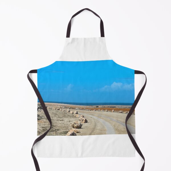 Item preview, Beautiful desert road in Aruba with ocean behind designed and sold by AlishaWatson.