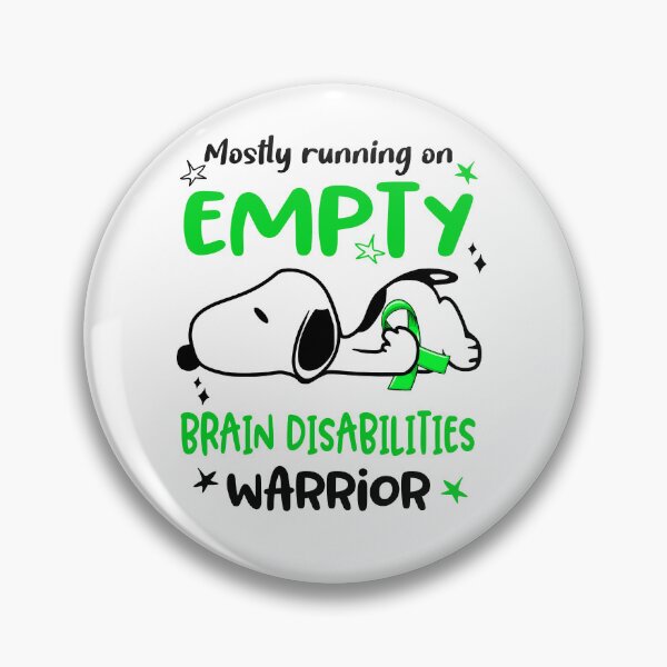 Item preview, Mostly Running on Empty Brain Disabilities Warrior designed and sold by Wlsnpeggy.