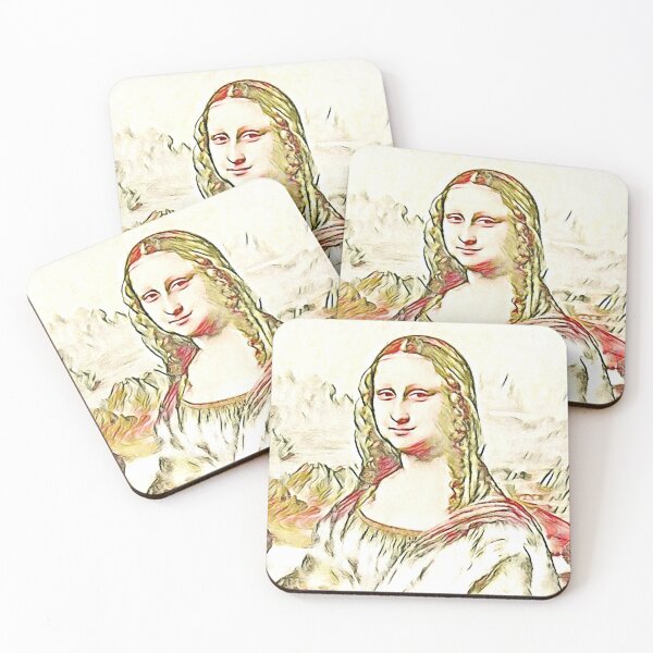 Item preview, "Mona Lisa (11)" great art reimagined  designed and sold by thalasson.