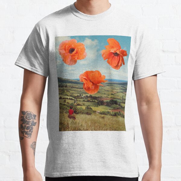Red poppies Classic T-Shirt