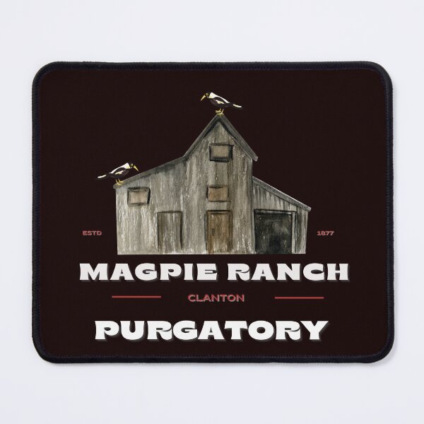 Item preview, Magpie Ranch White lettering designed and sold by Huntch.