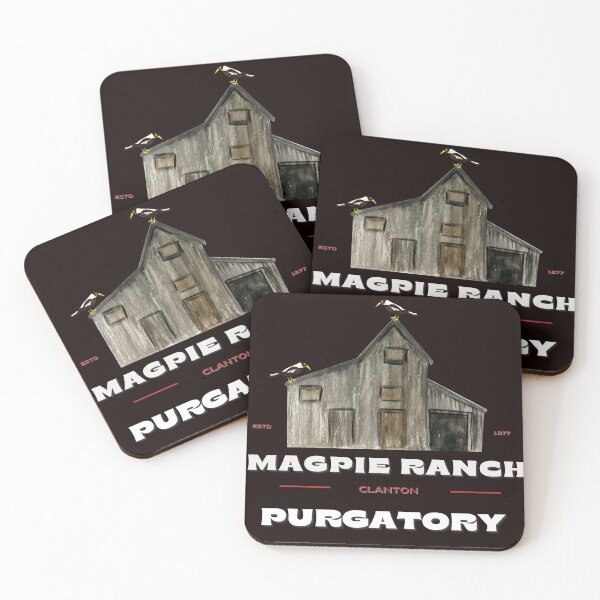 Item preview, Magpie Ranch White lettering designed and sold by Huntch.