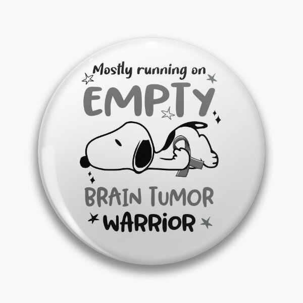 Item preview, Mostly Running on Empty Brain Tumor Warrior designed and sold by Wlsnpeggy.