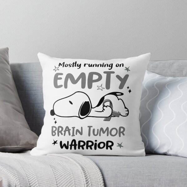 Item preview, Mostly Running on Empty Brain Tumor Warrior designed and sold by Wlsnpeggy.