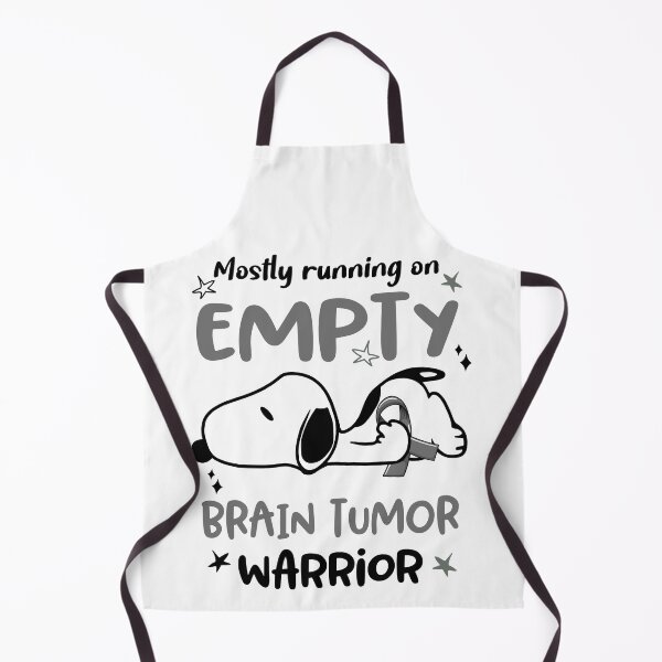 Item preview, Mostly Running on Empty Brain Tumor Warrior designed and sold by Wlsnpeggy.