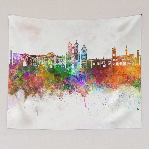 Item preview, Horizonte de Sucre en fondo acuarela designed and sold by paulrommer.