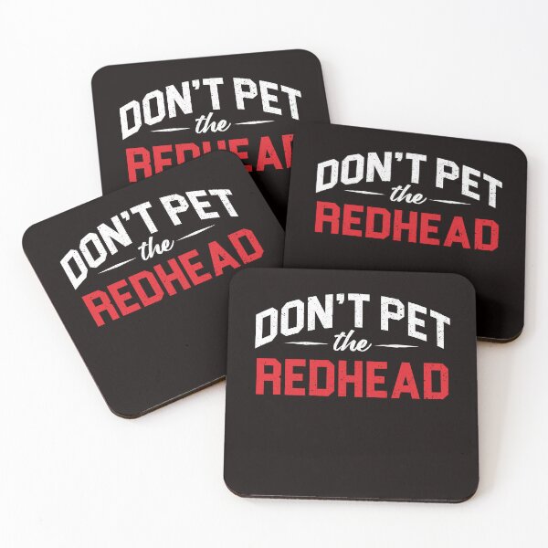 Item preview, Funny Don´t Pet Redhead Ginger Orange Hair Irish Red Head designed and sold by TomGiantDesigns.