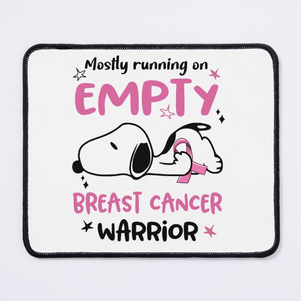 Item preview, Mostly Running on Empty Breast Cancer Warrior designed and sold by Wlsnpeggy.