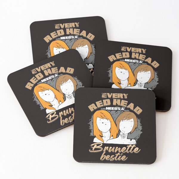 Artikelvorschau, Jede Rothaarige braucht Brunette Bestie Friends Girl Ginger entworfen und verkauft von TomGiantDesigns.