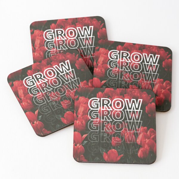 Item preview, GROW (above) - Red Flowers designed and sold by AliceSLee.