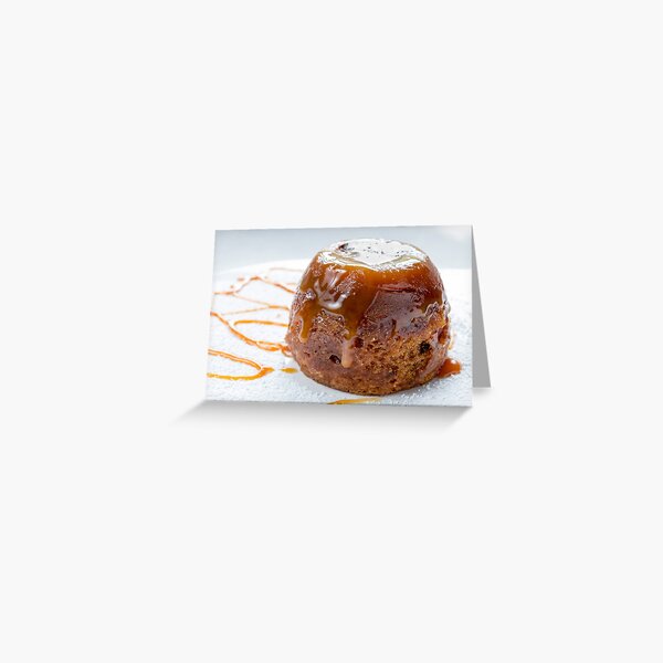 Item preview, Sticky Toffee Pudding Close Up With Caramel Sauce designed and sold by MarkUK97.