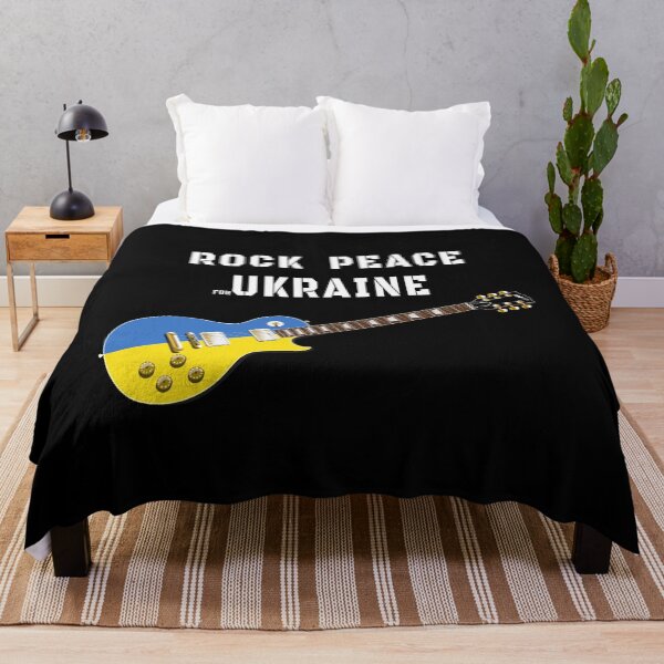 Item preview, Rock Musicians Guitar Ukrainian Flag Peace For Ukraine designed and sold by Aide.