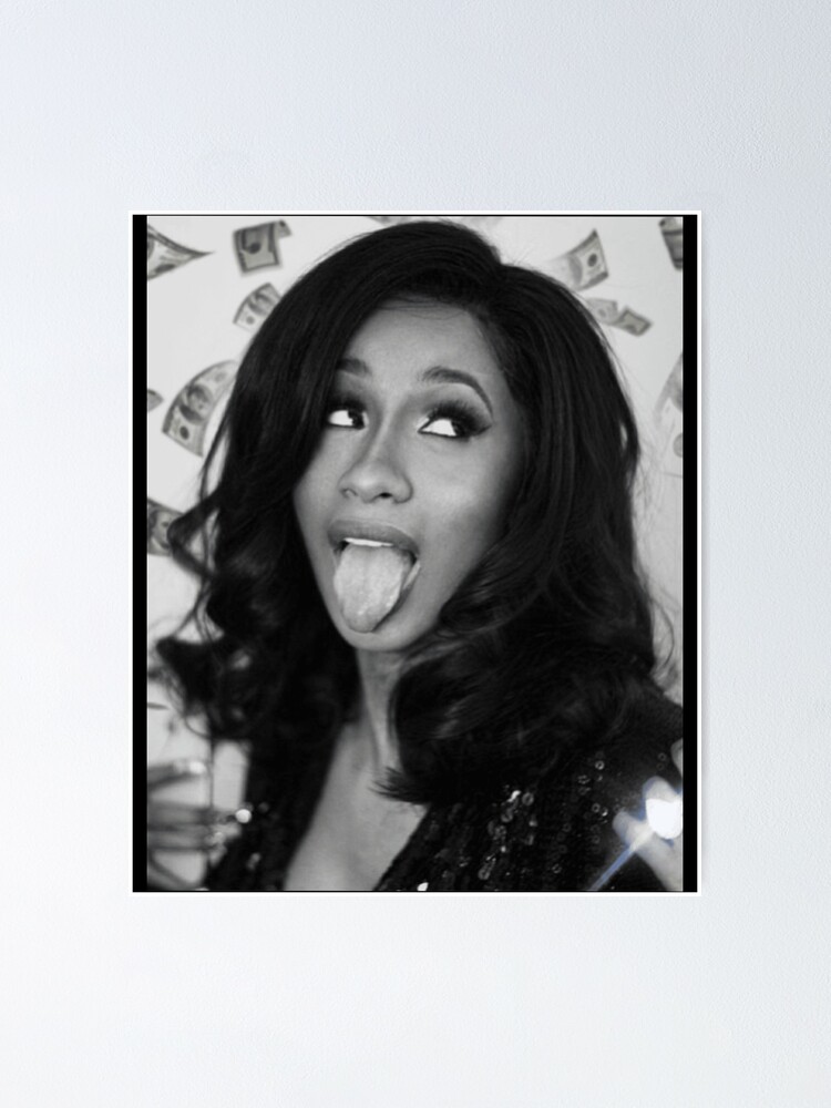 "Cardi B Money Classic " Poster For Sale By Tatrobeamono | Redbubble