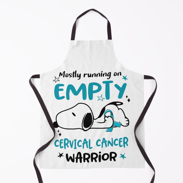 Item preview, Mostly Running on Empty Cervical Cancer Warrior designed and sold by Wlsnpeggy.