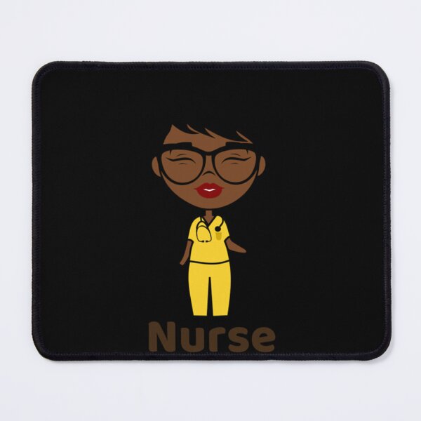 Item preview, Black Nurse Nurse Gifts Yellow Scrubs Afro Puffs Essential Worker Zipped Hoodie designed and sold by donniejeanjr6.