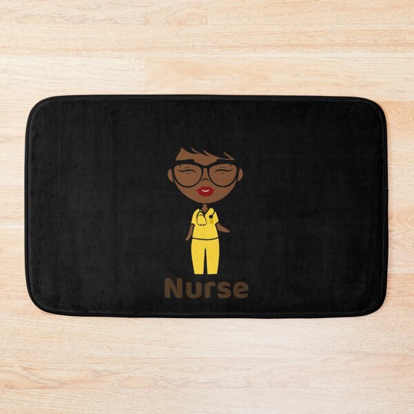 Item preview, Black Nurse Nurse Gifts Yellow Scrubs Afro Puffs Essential Worker Zipped Hoodie designed and sold by donniejeanjr6.
