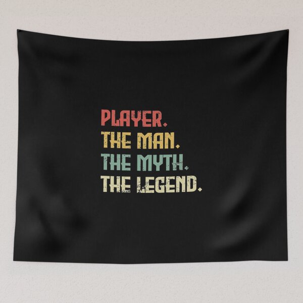Item preview, Player The Man The Myth The Legend Essential T-Shirt designed and sold by janlzmaude.