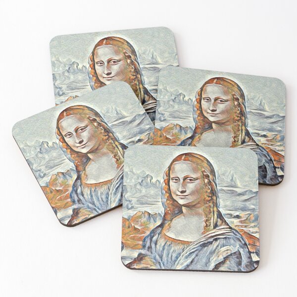 Item preview, "Mona Lisa (13)" great art reimagined  designed and sold by thalasson.