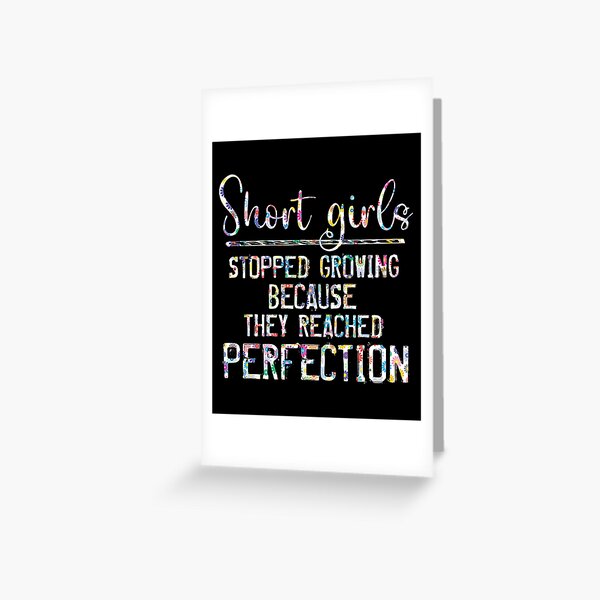 Short Girls Stopped Growing Perfection Front & Back Coffee Mug
