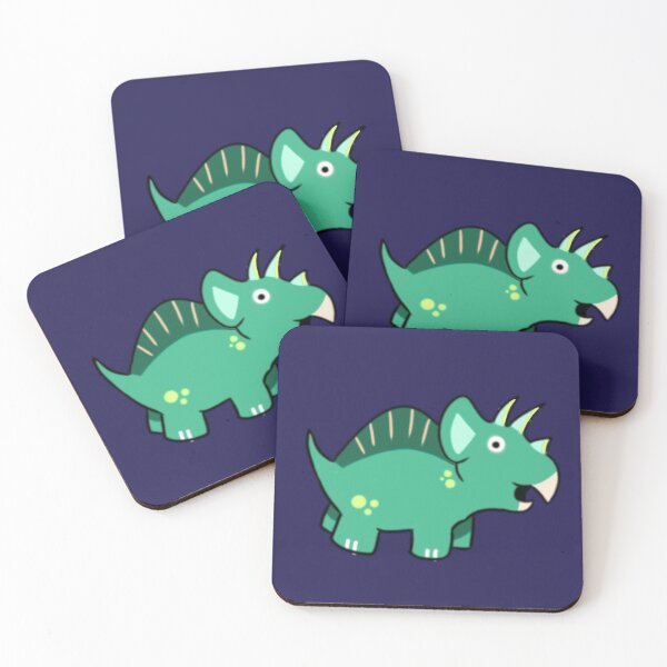 Item preview, Green Triceratops designed and sold by DRAGONSandWAVES.