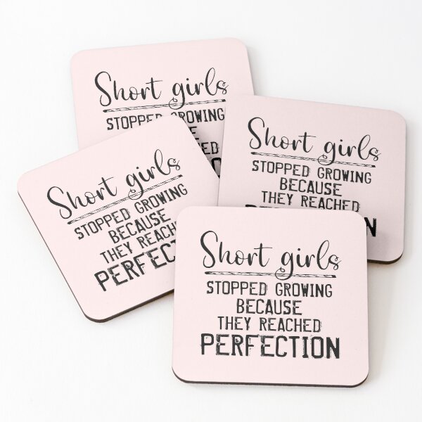 Artikelvorschau, lustiges kurzes Mädchenzitat HÖRTE AUF ZU WACHSEN, BECAUSE THEY REACHED PERFECTION Shirt entworfen und verkauft von cizito.