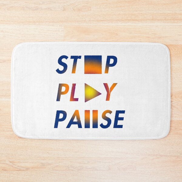 Item preview, Stop play pause designed and sold by thebaig.