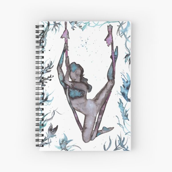 Antigravity Yoga in the jungle Spiral Notebook