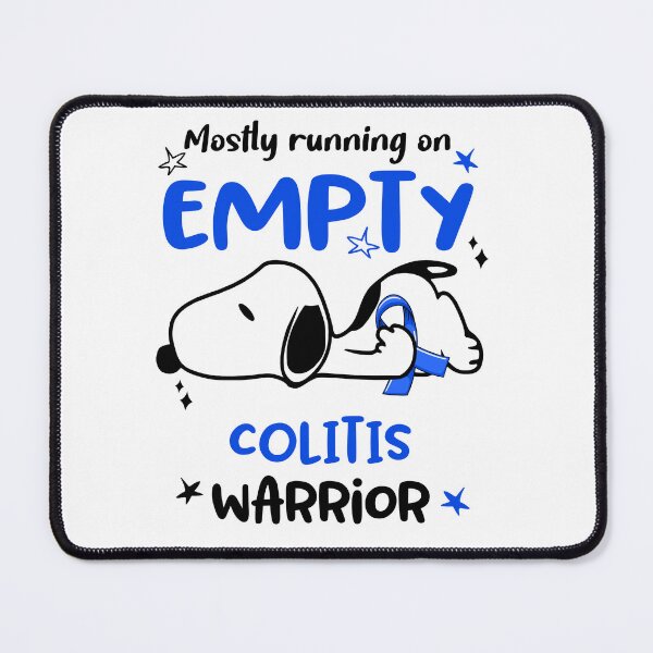 Item preview, Mostly Running on Empty Colitis Warrior designed and sold by Wlsnpeggy.