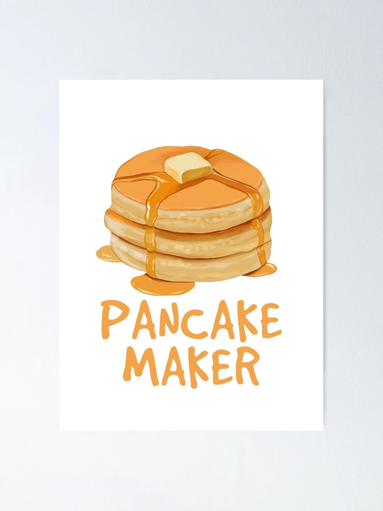  Pancake Gift Pancake Maker Stuff & Accessories Funny Art Men  Women Maker Breakfast Pancakes Throw Pillow, 18x18, Multicolor : Home &  Kitchen
