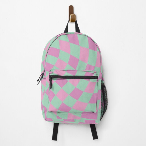 Item preview, Warped Checker Pastel Green and Pink Vintage designed and sold by MaiZephyr.