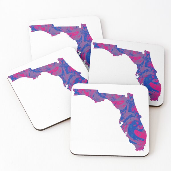 Item preview, Purple Pink Blue Bi Pride Florida  designed and sold by ArtbyJanaye.