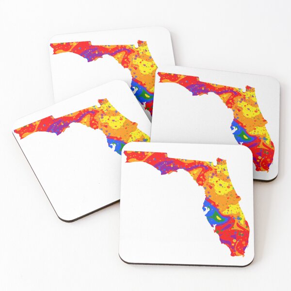 Item preview, Colorful Abstract Rainbow Pride Florida  designed and sold by ArtbyJanaye.
