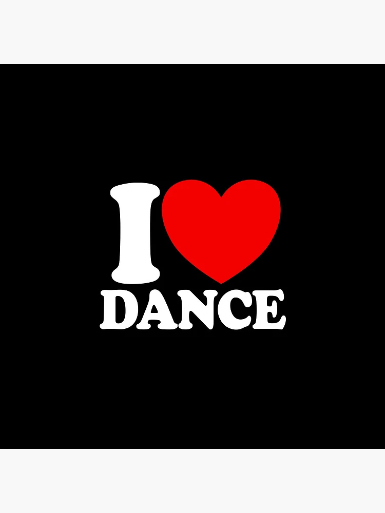 Thumbnail 3 von 3, Button, I Love Dance Red Heart Dance Lover Ballerina I Love Dance Gear designt und verkauft von DynamicDesign.