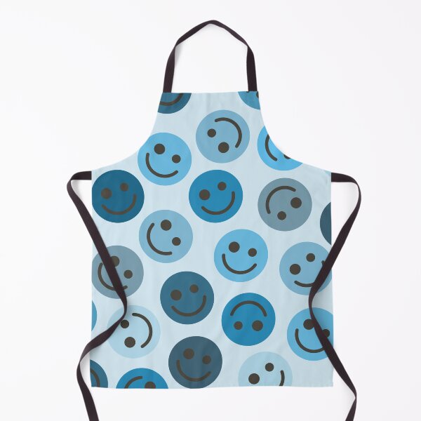 Item preview, Blue Happy Faces designed and sold by gray-cat.