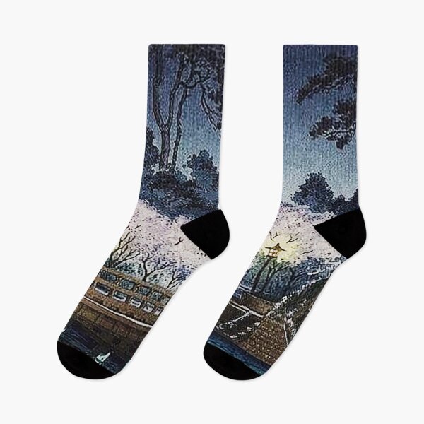 Item preview, Benkei Bridge by Tsuchiya Koitsu Vintage Japanese Art designed and sold by ind3finite.