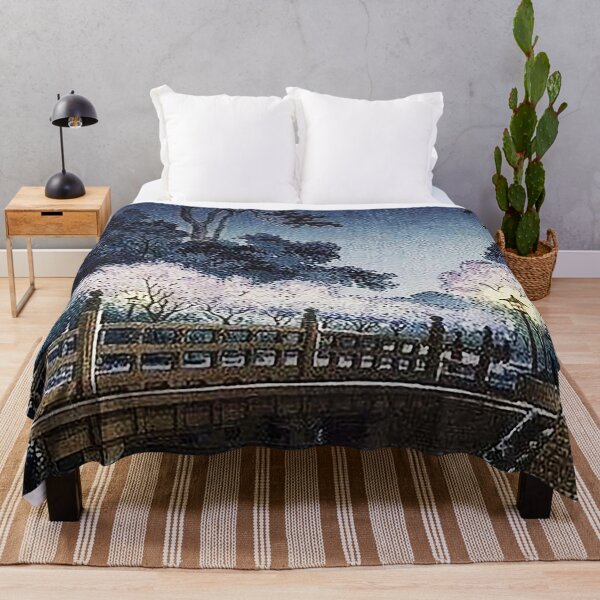Item preview, Benkei Bridge by Tsuchiya Koitsu Vintage Japanese Art designed and sold by ind3finite.