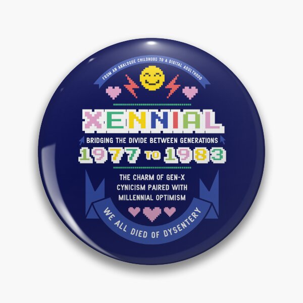 Item preview, Xennial Crest designed and sold by machmigo.