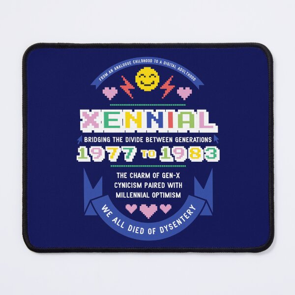 Item preview, Xennial Crest designed and sold by machmigo.