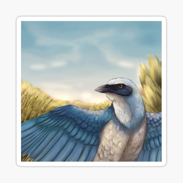 Item preview, Sunny scrub jay designed and sold by DragonArtist15.