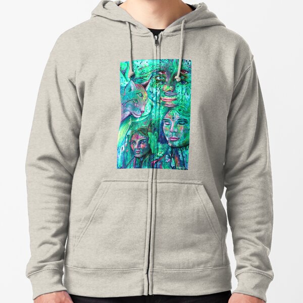 reflect encounters Zipped Hoodie