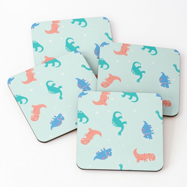 Item preview, Dinosaurs in Outer space - pastel  designed and sold by Ashleigh Fish.