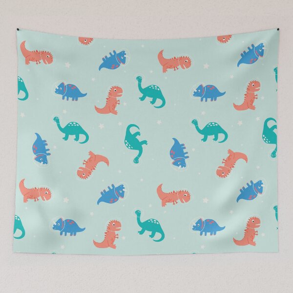 Item preview, Dinosaurs in Outer space - pastel  designed and sold by Ashleigh Fish.