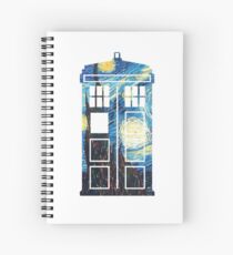 The Doctor's Starry Night Spiral Notebook